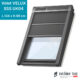 Volet fenêtre de toit roulant souple à énergie solaire VELUX sss uk04