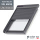 Volet fenêtre de toit roulant à énergie solaire VELUX ssl mk08