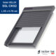 Volet fenêtre de toit roulant à énergie solaire VELUX ssl ck02