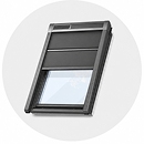 Volet roulant solaire souple VELUX
