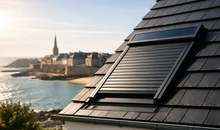 Volet roulant solaire VELUX à Saint-Malo