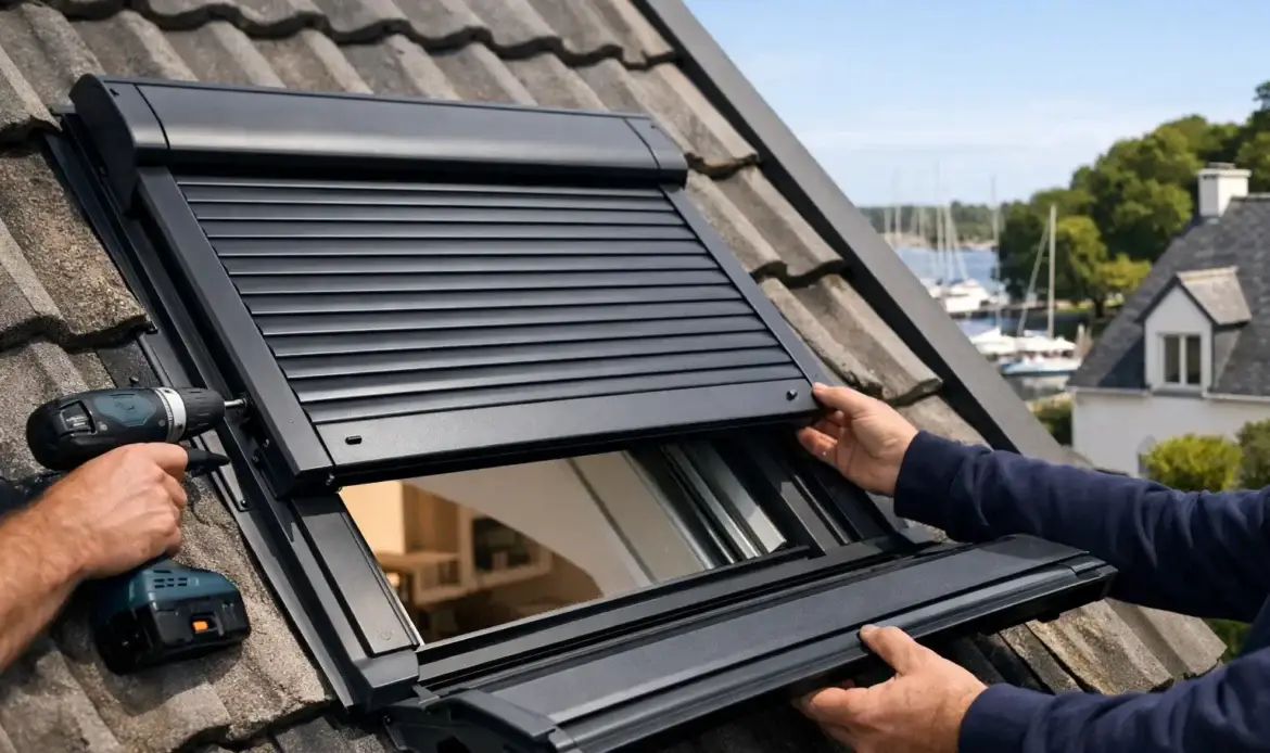 Volet VELUX à Vannes : pose, panne et dépannage